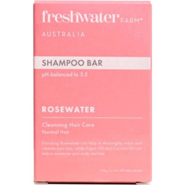 Freshwater Farm Rosewater Shampoo Bar 100g