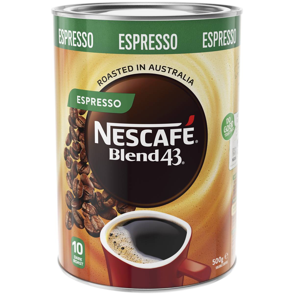 Nescafe Blend 43 Espresso Instant Coffee 500g - The Australian Products