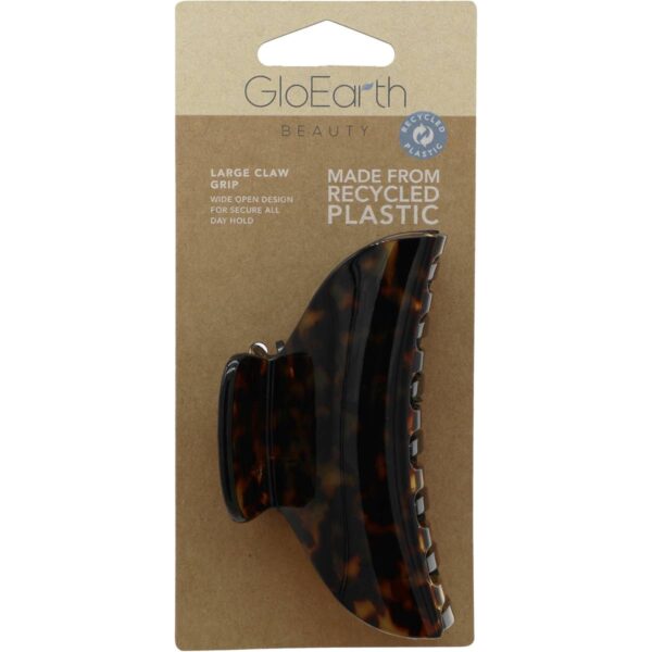 Gloearth Recycled Plastic Large Claw Hair Grip Assorted Each