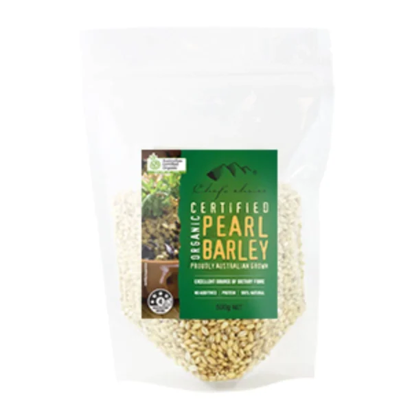 Chefs Choice Organic Pearl Barley 500g The Australian Products