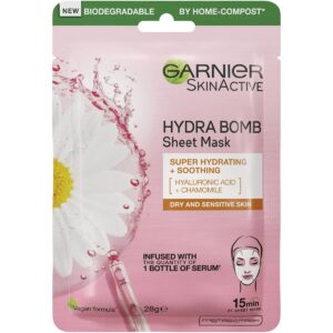 Garnier Hydra Bomb Tissue Face Mask Chamomile Each