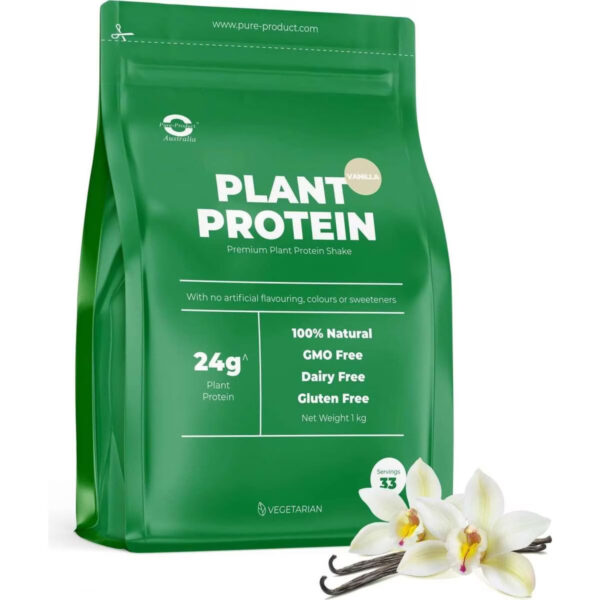 Pure Product Australia Vegan Protein ( Pea & Rice ) Vanilla 1000g