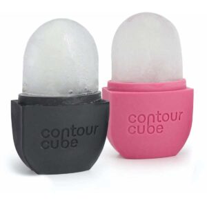 Contour Cube Couple Cubes Jet Black and Pink Ice Facial Tool 180ml