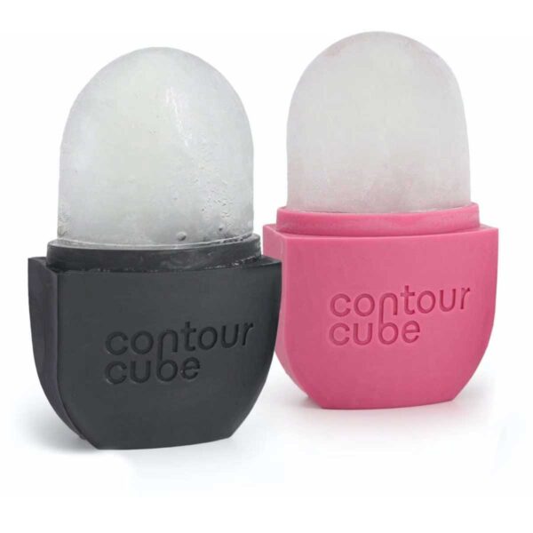 Contour Cube Couple Cubes Jet Black and Pink Ice Facial Tool 180ml