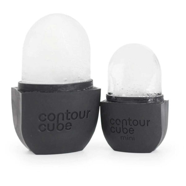 Contour Cube Jet Black Ice Facial Tool Original 180ml and Mini 90ml