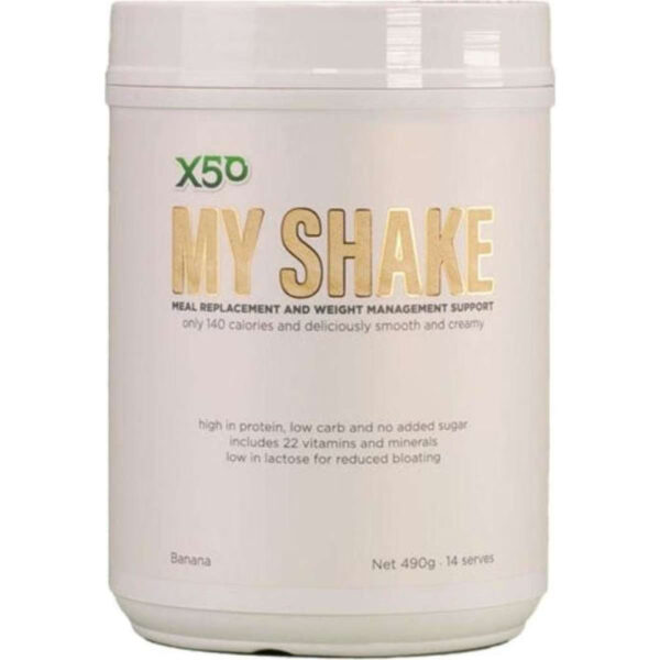 X50 Meal Replacement & Weight Management Support Banana Smoothie 490g