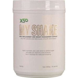 X50 Meal Replacement & Weight Management Support Vanilla 490g