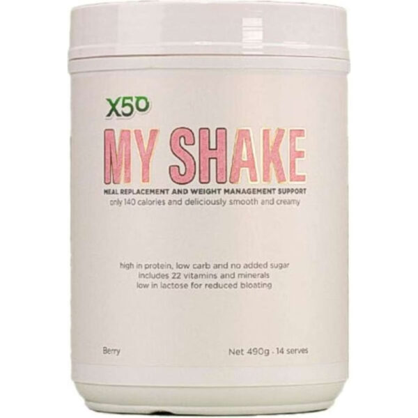 X50 Meal Replacement & Weight Management Support Berry 490g