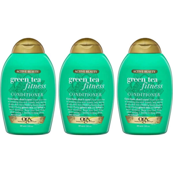 OGX Active Beauty Green Tea Fitness Conditioner 385mL x 3