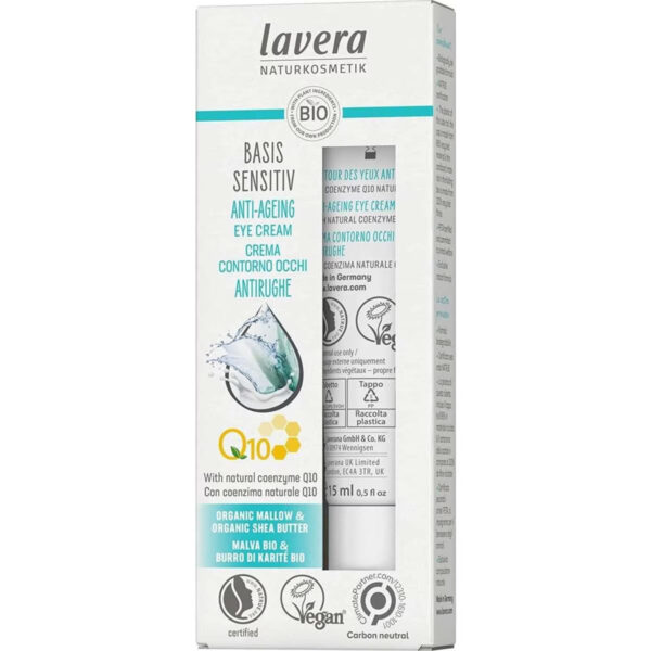 Lavera Basis Anti-Ageing Eye Cream Q10 15ml