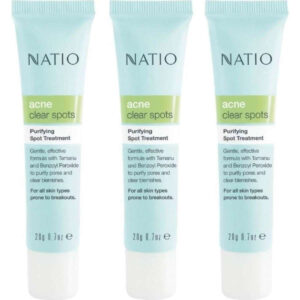 Natio Acne Clear Spots Purifying Spot Treatment 20g x 3