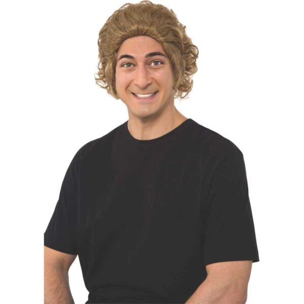 Rubies Willy Wonka Wig Light Brown Curly Hair Costume - Adult