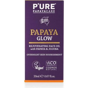 G & M P'URE Papayacare Papaya Glow Rejuvenating Face Oil 20ml