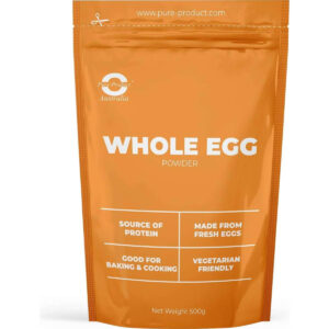 Pure Product Australia Whole Egg Powder 1KG No Shaker Glass