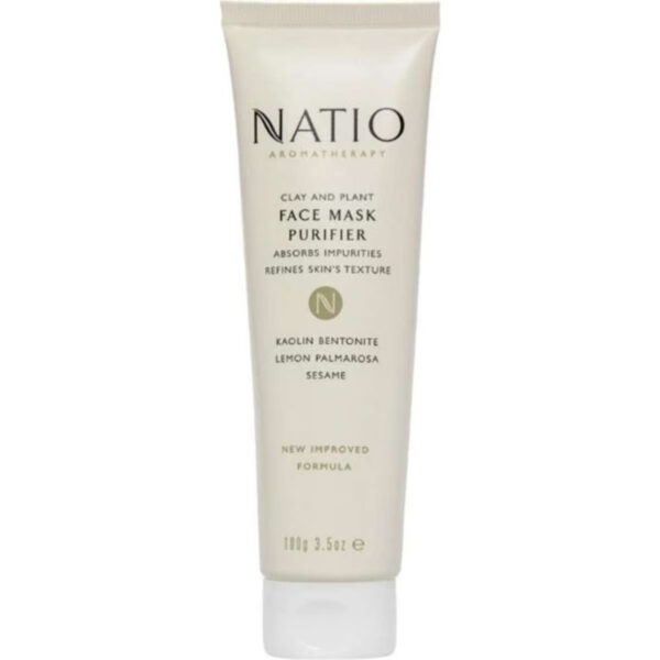 Natio Aromatherapy Clay And Plant Face Mask Purifier 100g