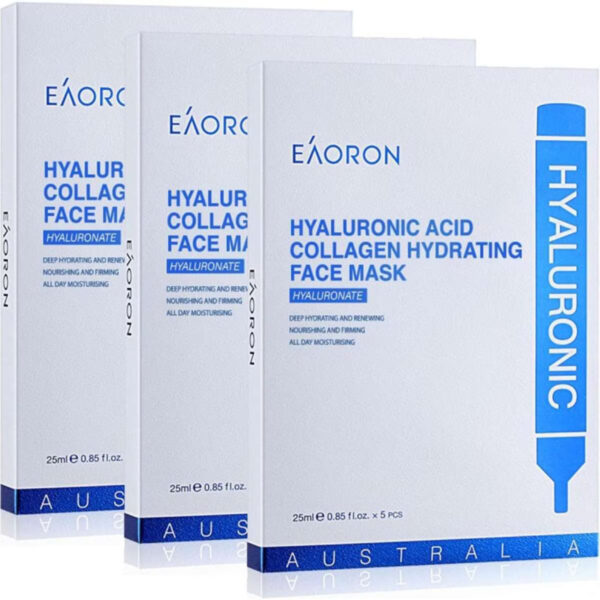 Eaoron Hydrafresh Hydrating Mask 5pcs*25ml X 3Pack