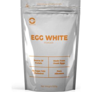 Pure Product Australia Egg White Powder 500G with Shaker Glass