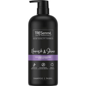 Tresemme Nourish & Shine Shampoo With Vitamin E & Hemp Seed Oil 940ml