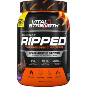 Vital Strength Ripped Protein Powder Chocolate 600g