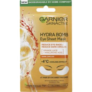 Garnier Eye Tissue Mask Hyaluronic Acid & Orange Each