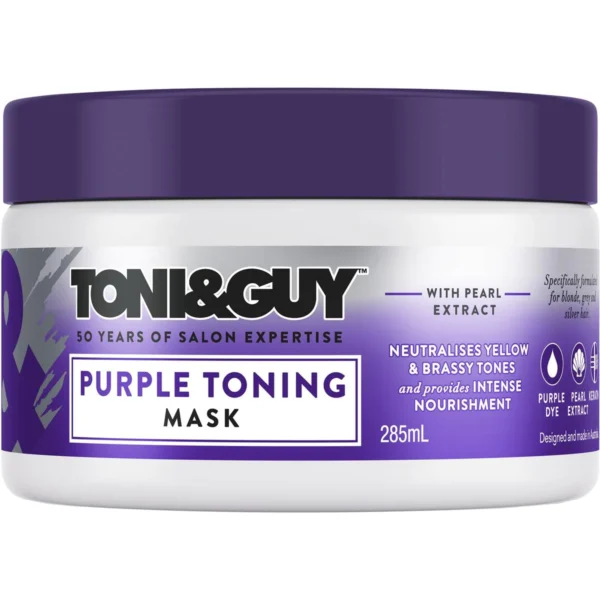 Toni & Guy Purple Toning Mask For Blonde Hair 285ml